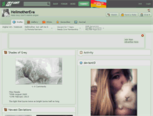 Tablet Screenshot of hellmothereva.deviantart.com