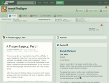 Tablet Screenshot of immoktheslayer.deviantart.com