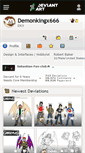 Mobile Screenshot of demonkingx666.deviantart.com