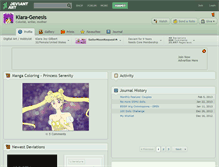 Tablet Screenshot of kiara-genesis.deviantart.com