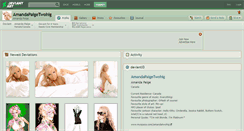 Desktop Screenshot of amandapaigetwohig.deviantart.com