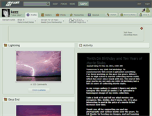 Tablet Screenshot of kezz.deviantart.com
