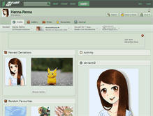 Tablet Screenshot of hanna-panna.deviantart.com