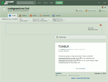 Tablet Screenshot of codegeassluver2nd.deviantart.com