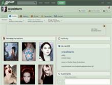 Tablet Screenshot of oracalstares.deviantart.com