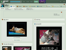 Tablet Screenshot of miesj.deviantart.com