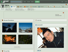 Tablet Screenshot of drcm.deviantart.com