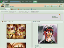 Tablet Screenshot of iwillfly.deviantart.com