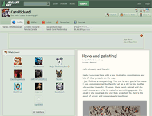 Tablet Screenshot of carorichard.deviantart.com