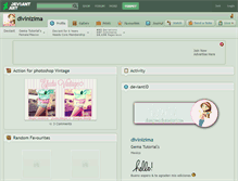 Tablet Screenshot of divinizima.deviantart.com