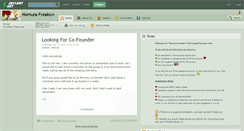 Desktop Screenshot of nomura-freaks.deviantart.com