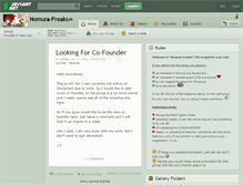 Tablet Screenshot of nomura-freaks.deviantart.com