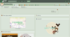 Desktop Screenshot of directionerhere.deviantart.com