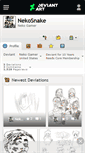 Mobile Screenshot of nekosnake.deviantart.com