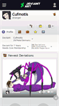Mobile Screenshot of cufmotis.deviantart.com