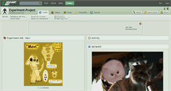 Desktop Screenshot of experiment-project.deviantart.com