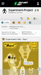 Mobile Screenshot of experiment-project.deviantart.com