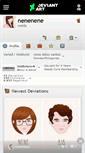 Mobile Screenshot of nenenene.deviantart.com