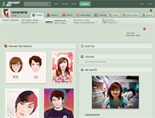 Tablet Screenshot of nenenene.deviantart.com