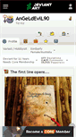 Mobile Screenshot of angeldevil90.deviantart.com