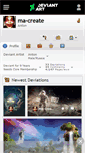 Mobile Screenshot of ma-create.deviantart.com