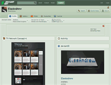 Tablet Screenshot of elseandrew.deviantart.com