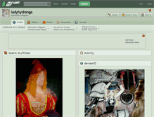 Tablet Screenshot of ladyhydranga.deviantart.com