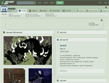 Tablet Screenshot of akalah.deviantart.com