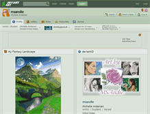 Tablet Screenshot of msandie.deviantart.com