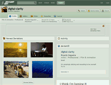 Tablet Screenshot of digital-clarity.deviantart.com