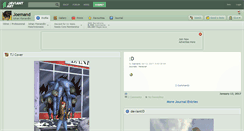 Desktop Screenshot of joemand.deviantart.com
