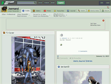 Tablet Screenshot of joemand.deviantart.com
