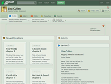 Tablet Screenshot of lisa-cullen.deviantart.com