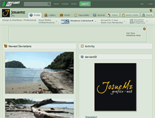 Tablet Screenshot of josuemz.deviantart.com