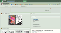 Desktop Screenshot of dragonballaf.deviantart.com