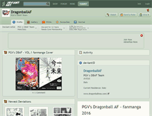 Tablet Screenshot of dragonballaf.deviantart.com