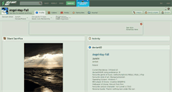 Desktop Screenshot of angel-may-fall.deviantart.com