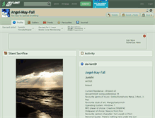 Tablet Screenshot of angel-may-fall.deviantart.com