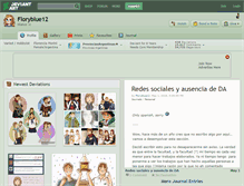 Tablet Screenshot of floryblue12.deviantart.com