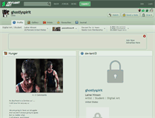 Tablet Screenshot of ghostlyspirit.deviantart.com