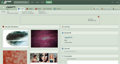 Desktop Screenshot of clayla919.deviantart.com