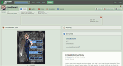 Desktop Screenshot of cloudfanart.deviantart.com