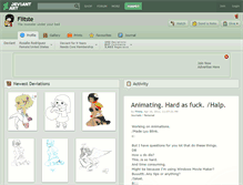 Tablet Screenshot of flitste.deviantart.com