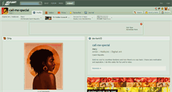 Desktop Screenshot of call-me-special.deviantart.com