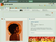 Tablet Screenshot of call-me-special.deviantart.com