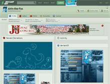 Tablet Screenshot of airin-the-fox.deviantart.com