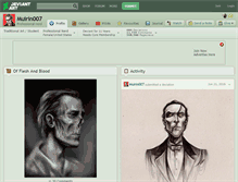 Tablet Screenshot of muirin007.deviantart.com