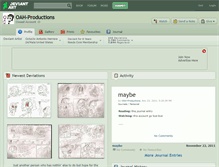 Tablet Screenshot of oah-productions.deviantart.com