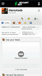 Mobile Screenshot of manoalada.deviantart.com