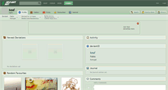 Desktop Screenshot of keaf.deviantart.com
